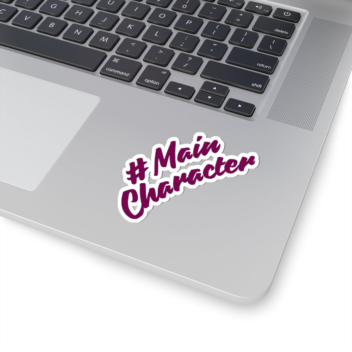 #MainCharacter Energy Glossy Sticker – The Ultimate Sassy Dog Parent Decal