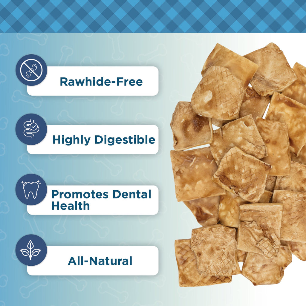 Small Beef Cheek Chews: Chicken Flavored | 5 Ct | Long-Lasting | by Country Living