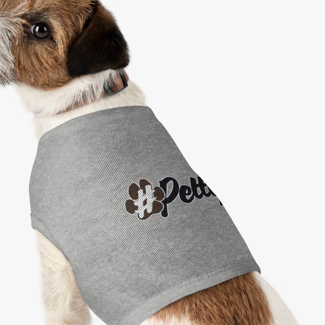 #Petty Paw Tank | Cotton Base | Lightweight Audacity - Black