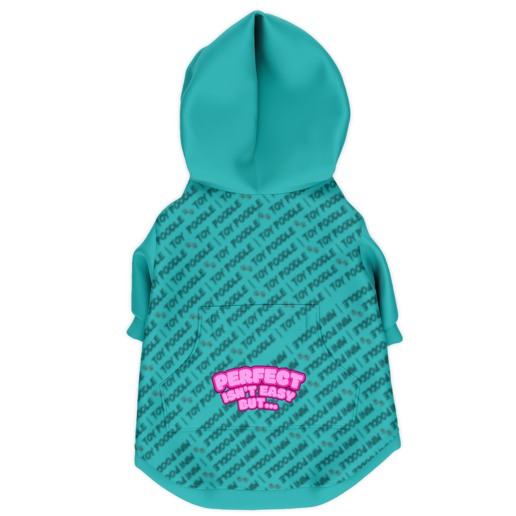 Poodle Perfect Isn't Hoodie | 95% Recycled | Heritage Series - Teal