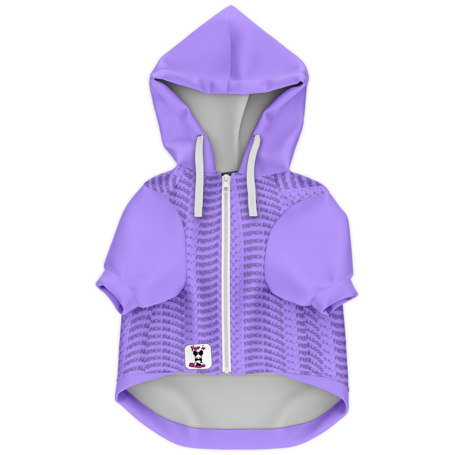 Frenchie No Fug Hoodie | 95% Recycled | Lt Purple