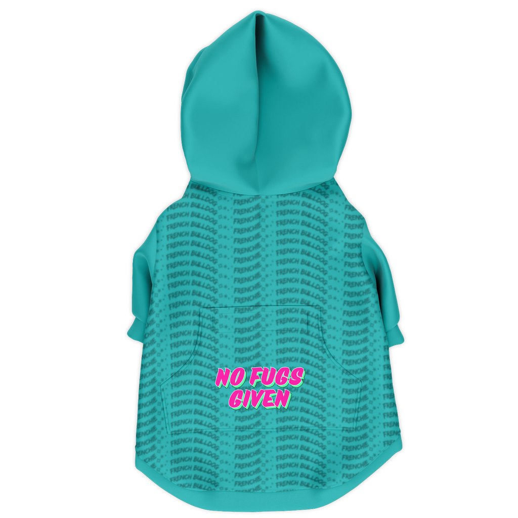 Frenchie No Fug Hoodie | 95% Recycled | Teal