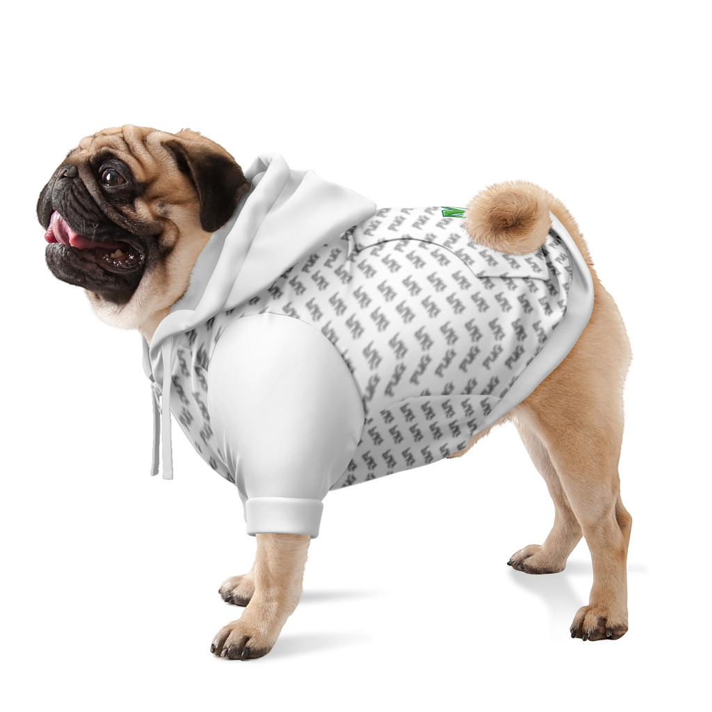 Pug Riz Hoodie | 95% Recycled | Heritage Series | White