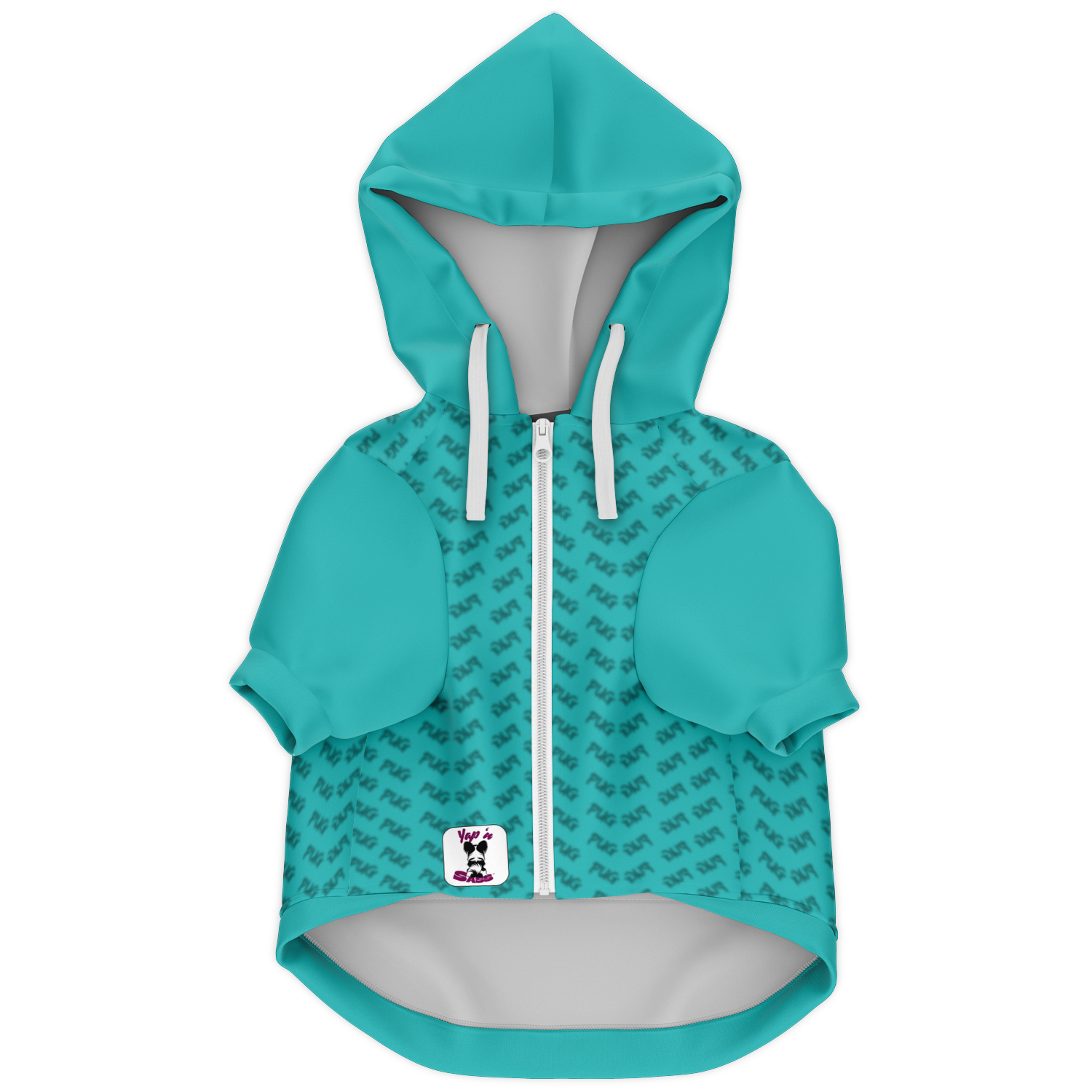 Pug Riz Hoodie | 95% Recycled | Heritage Series | Teal