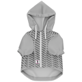 Chihuahua Crash Out Hoodie | Recycled Fiber | Queen - Lt Grey
