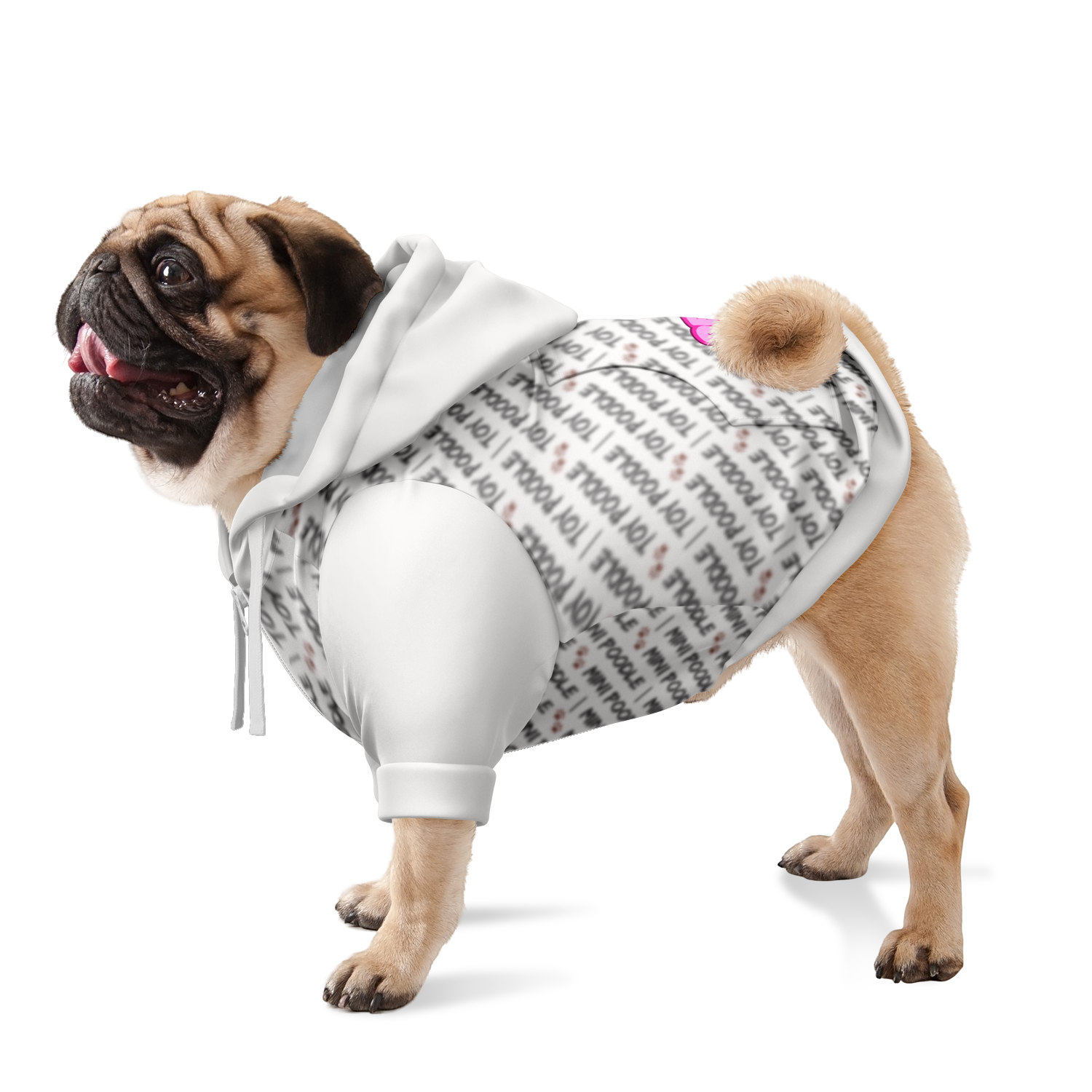 Poodle Perfect Isn't Hoodie | 95% Recycled | Heritage Series - White
